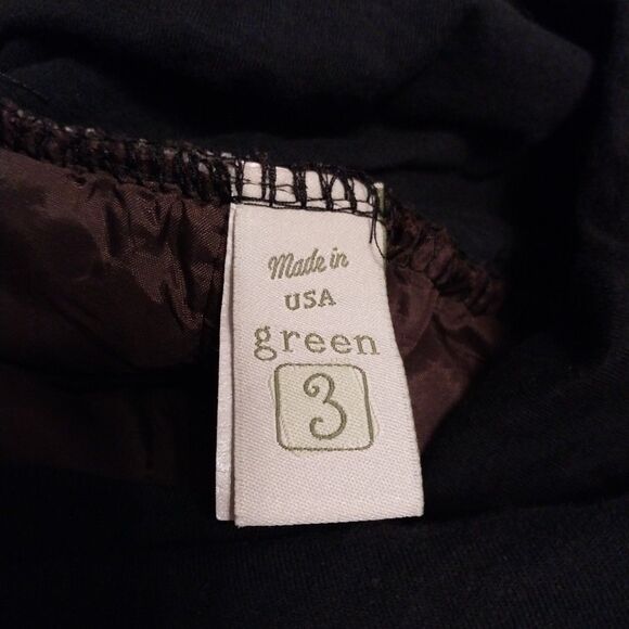 Green 3 Upcycled Skirt Sz M Mixed Media Raw Hem Hippie Boho Grunge GoblinCore - Picture 6 of 6